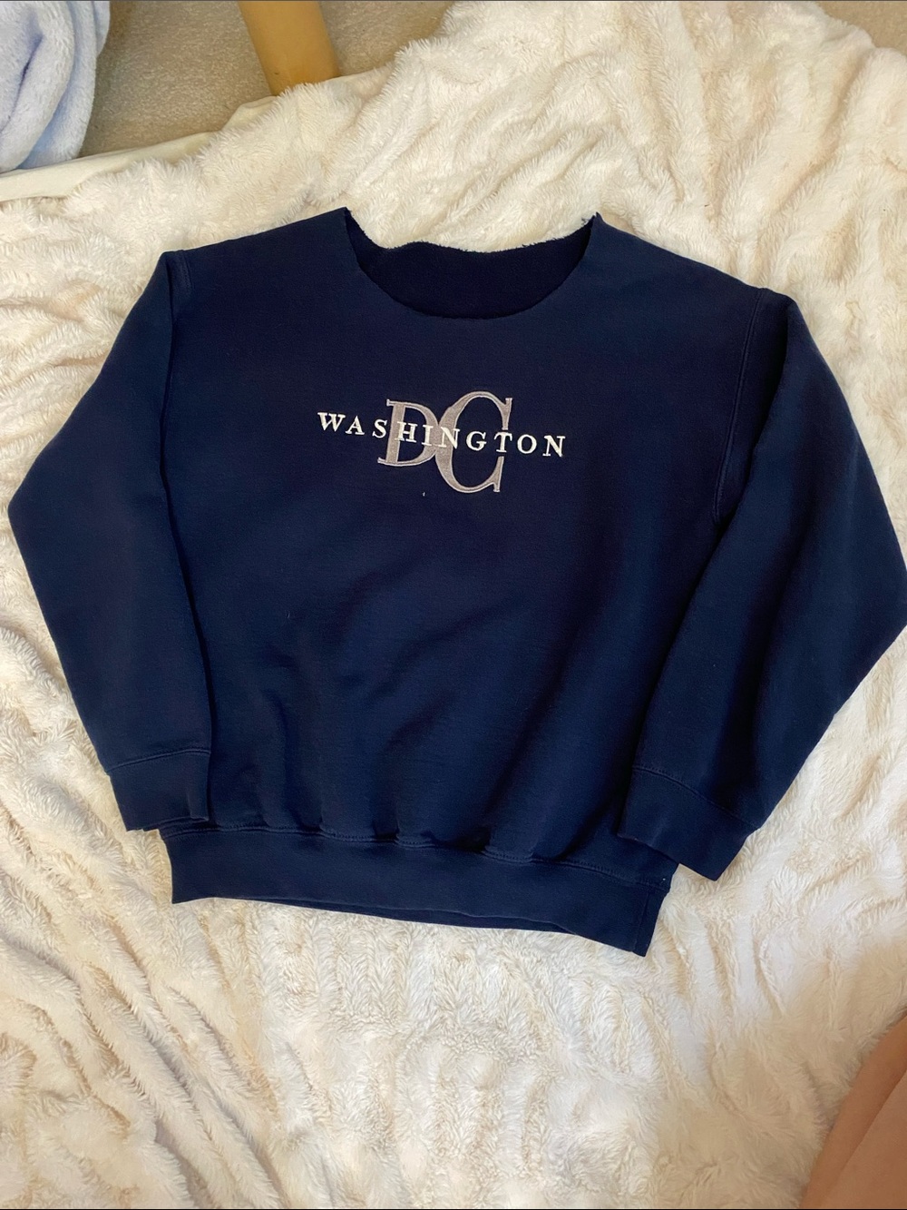 Navy Washington DC Crewneck Sweatshirt